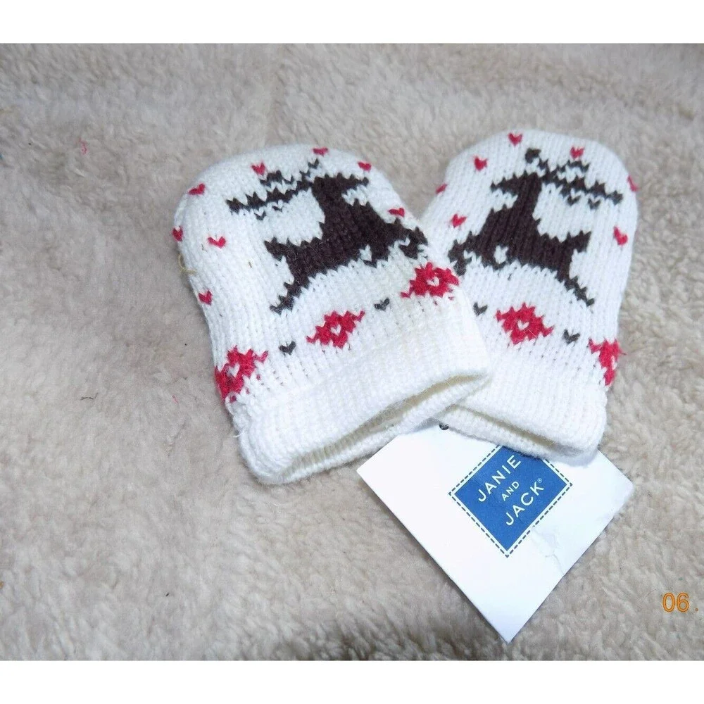 New Jack and jane infant baby winter mittens 0-6